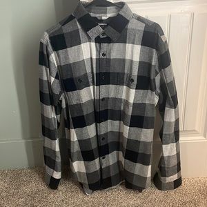 Express Black and gray flannel